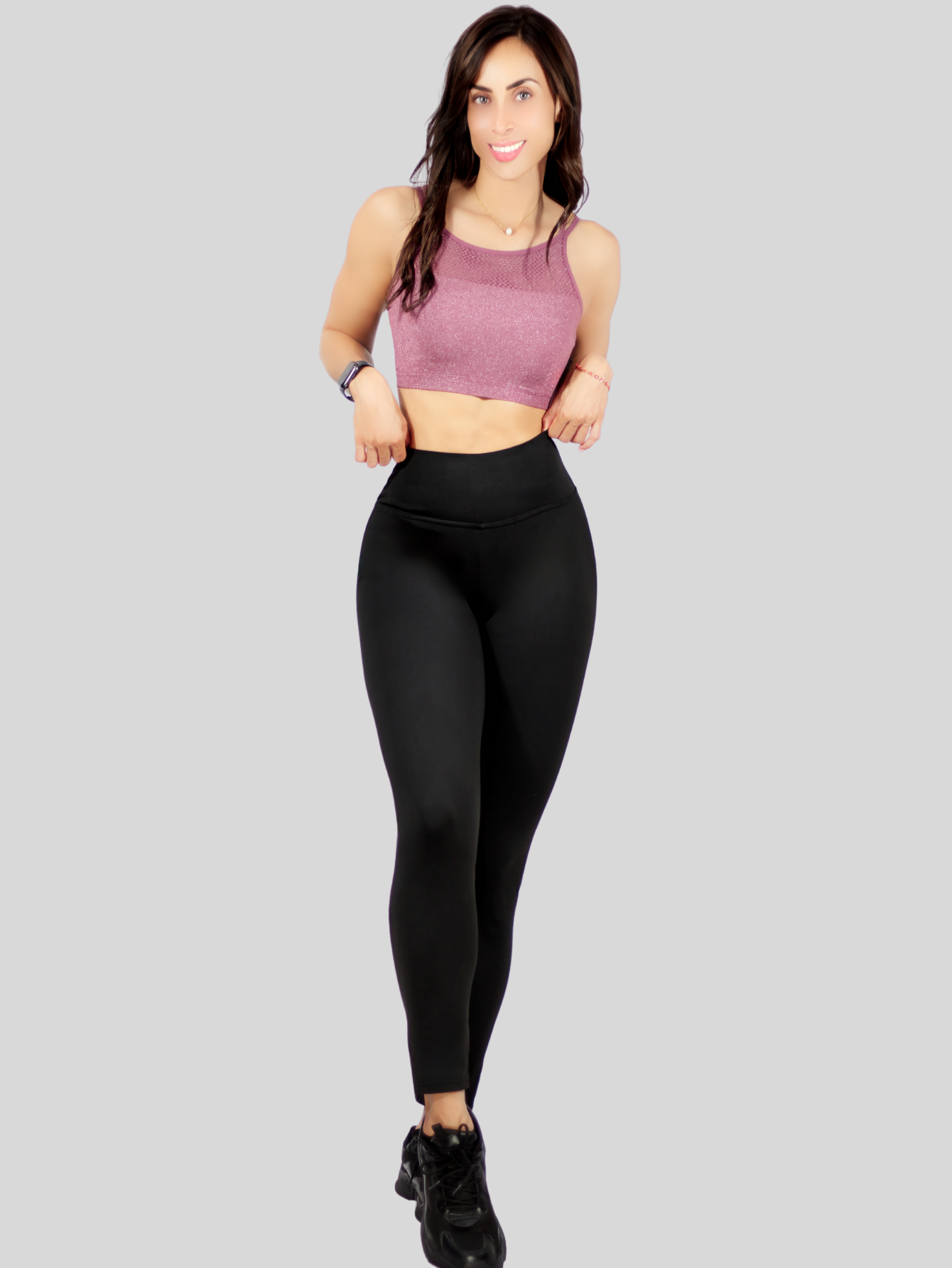 Foto 2 | Tops Mujer Deportivo O Casual Blusa Top-1021 Coral Croptop Tirantes