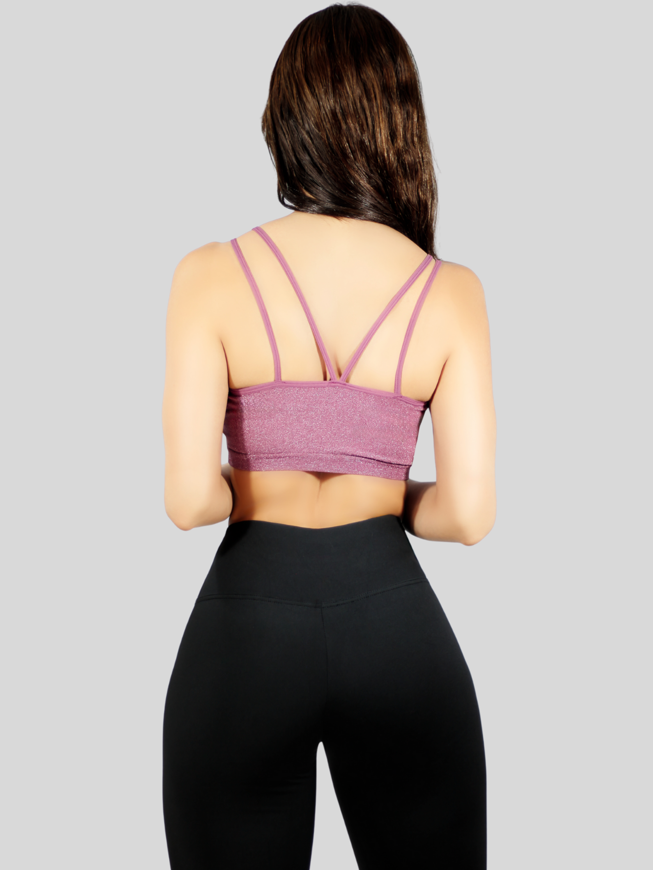 Foto 4 pulgar | Tops Mujer Deportivo O Casual Blusa Top-1021 Coral Croptop Tirantes