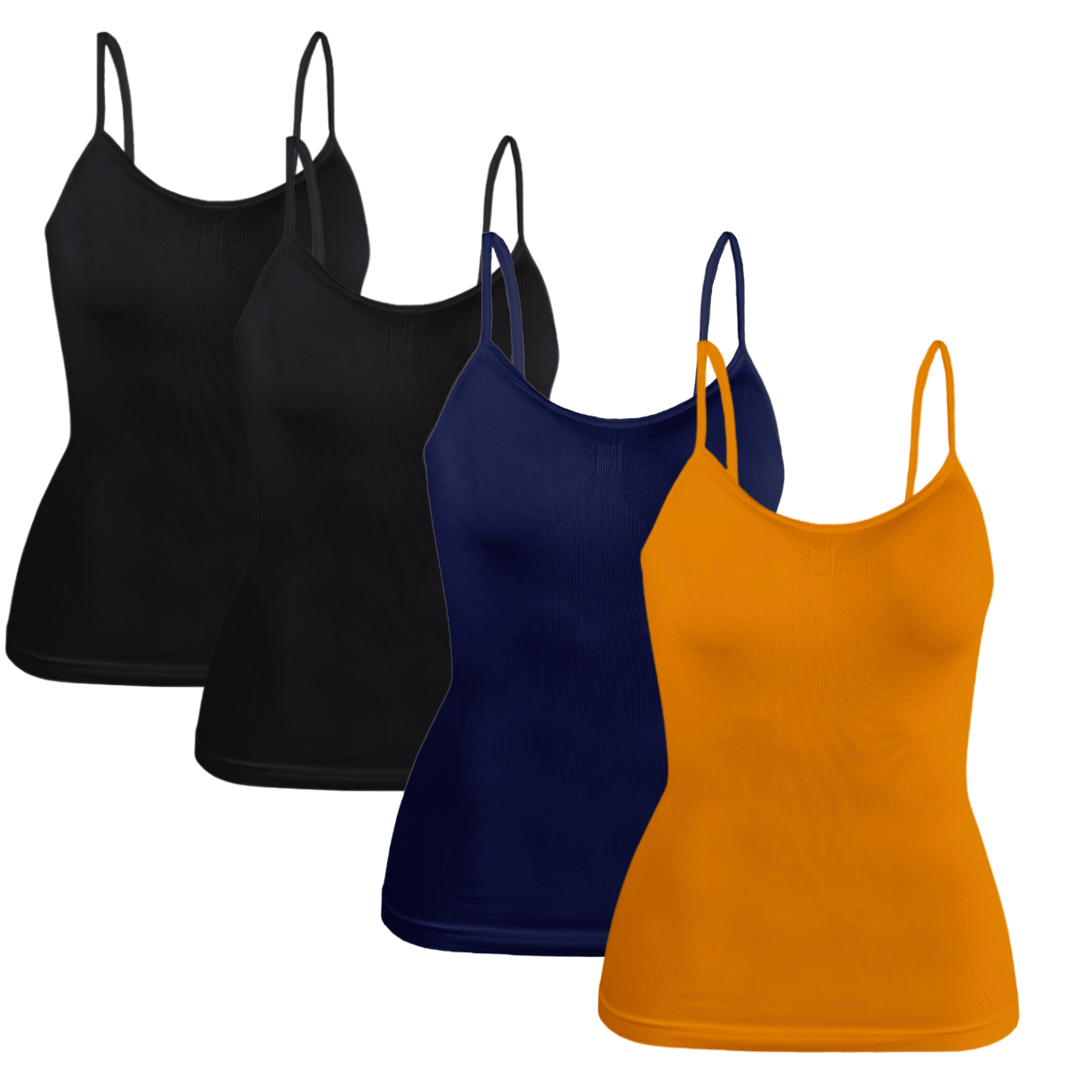 Set 4 Blusas Mujer Tirantes Casual Blusa Bl-1005-px4 Variedad De Colores Crop Top Dama