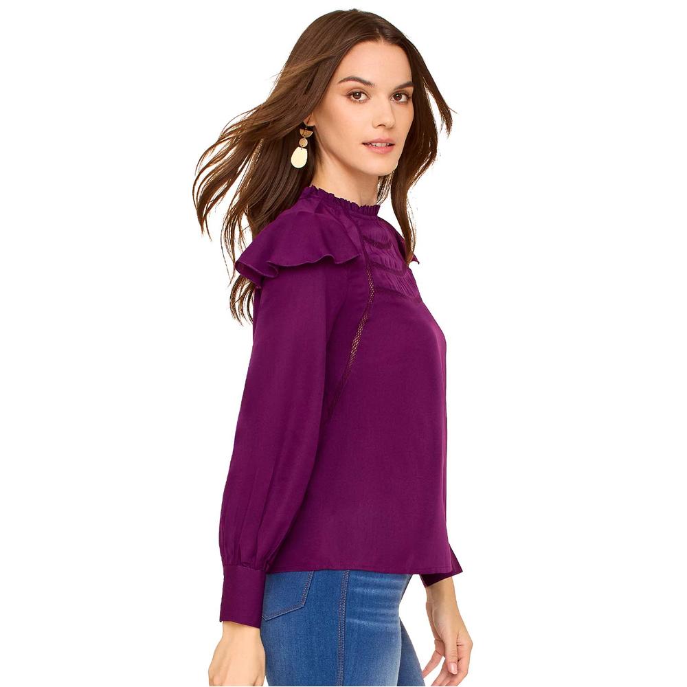 Foto 4 pulgar | Blusa Ilusión 81262 Violeta