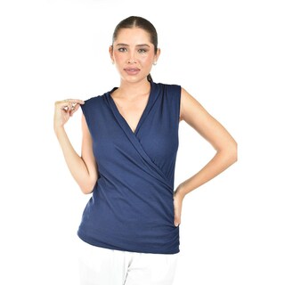 Foto 1 | Blusa Escote Cruzado Roman Fashion /juvenil, 10284 (marino) Azul Marino