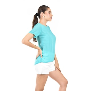 Foto 2 | Blusa Ligera Con Detalles Metalicos Roman Fashion /juvenil, 8031 (menta) Verde Claro