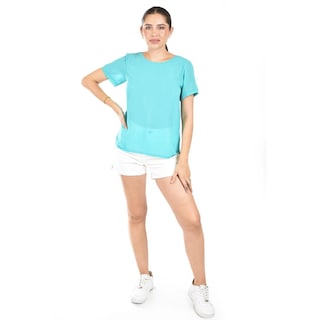 Foto 5 | Blusa Ligera Con Detalles Metalicos Roman Fashion /juvenil, 8031 (menta) Verde Claro
