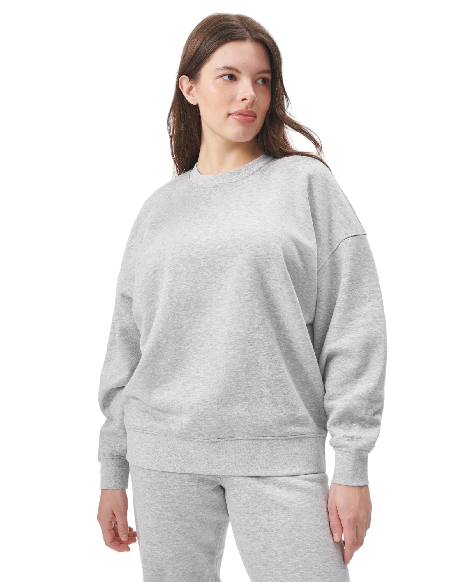 Foto 1 | Sudadera Florence By Mills Cozy Crush Oversized Heather Grey - Venta Internacional.