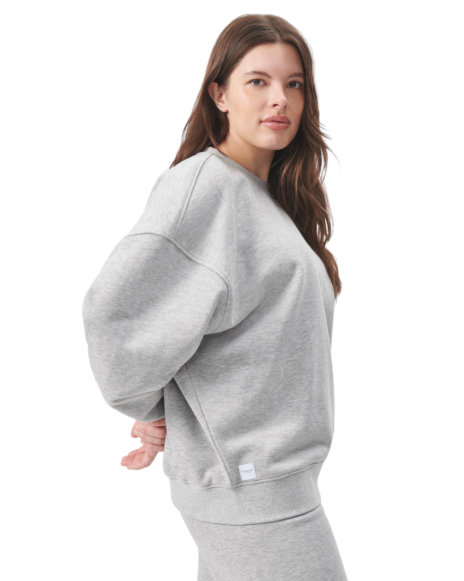 Foto 3 | Sudadera Florence By Mills Cozy Crush Oversized Heather Grey - Venta Internacional.