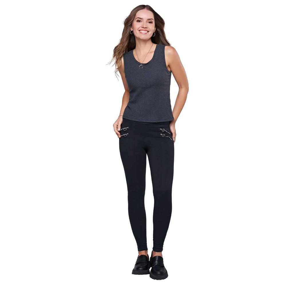 Foto 2 | Blusa Ilusión 81274 Gris Oscuro