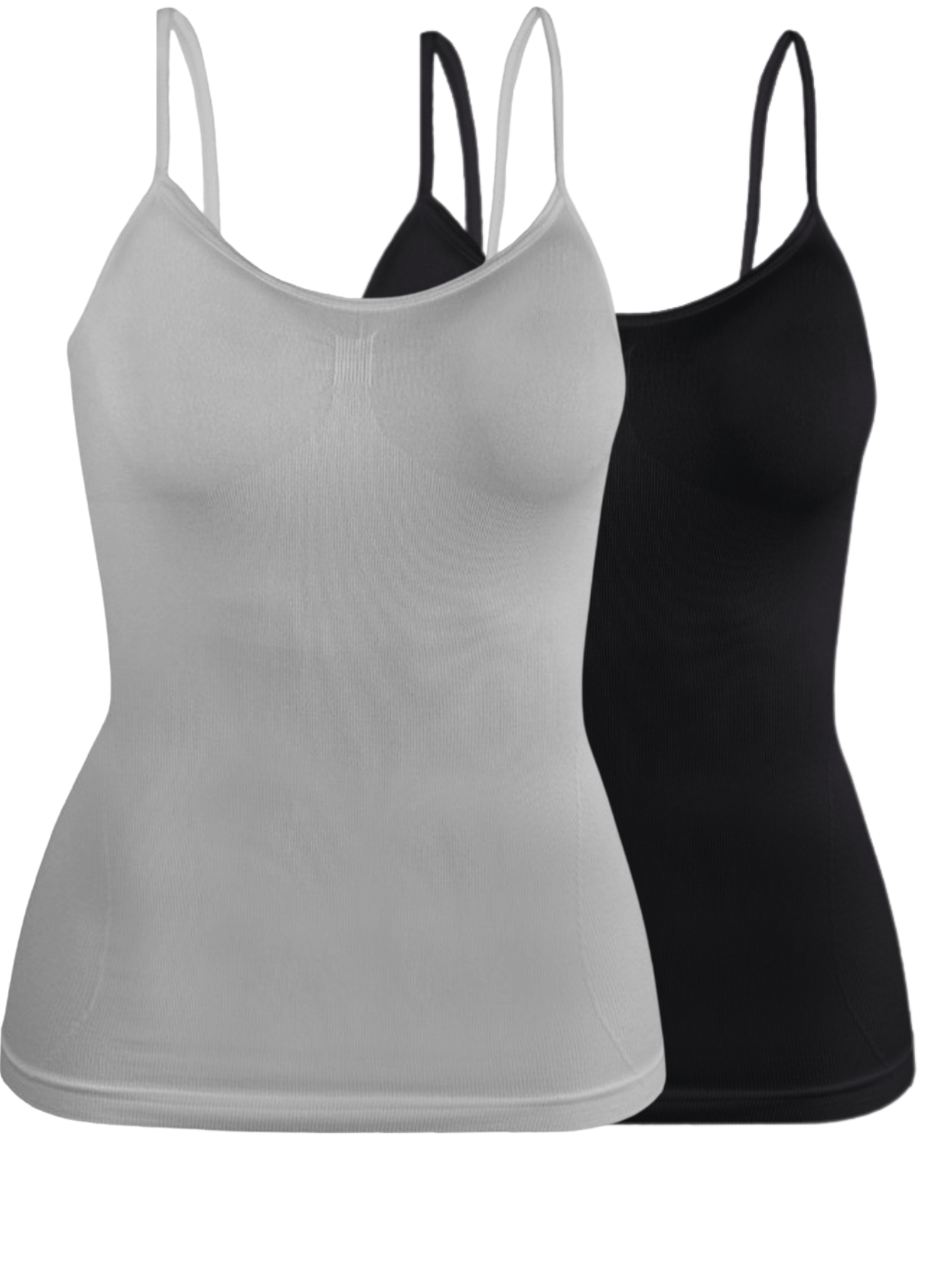 Foto 2 pulgar | Set De Dos Blusas Mujer Tirantes Casual Blusa Bl-1005-px2 Variedad De Colores Crop Top Dama