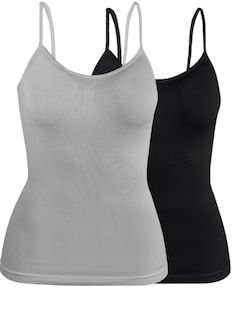 Foto 1 | Set De Dos Blusas Mujer Tirantes Casual Blusa Bl-1005-px2 Variedad De Colores Crop Top Dama