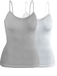 Foto 1 | Set De Dos Blusas Mujer Tirantes Casual Blusa Bl-1005-px2 Variedad De Colores Crop Top Dama