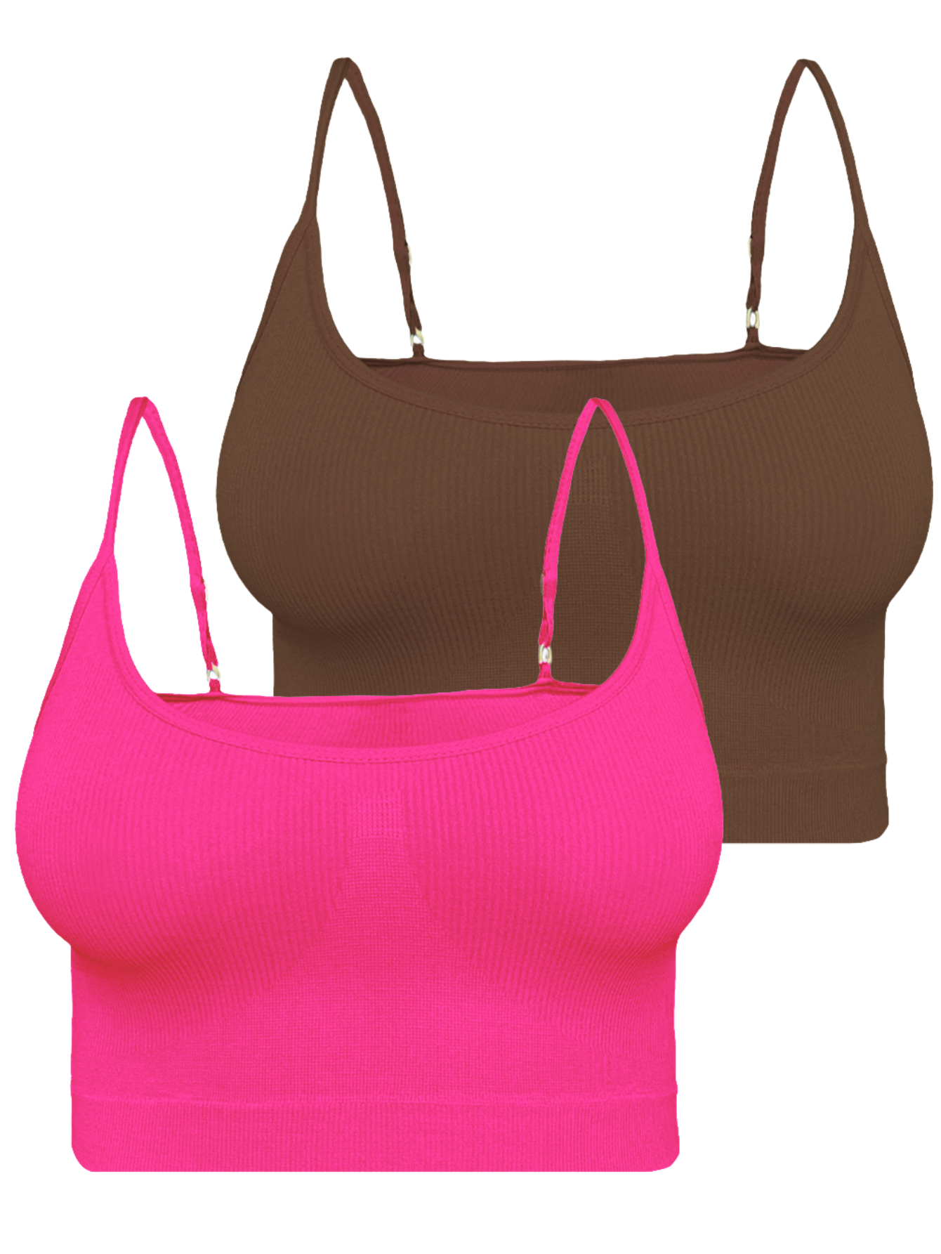 Foto 1 | Set De 2 Top De Mujer Top-07-px2 Variedad De Colores Deportivo O Casual Stretch