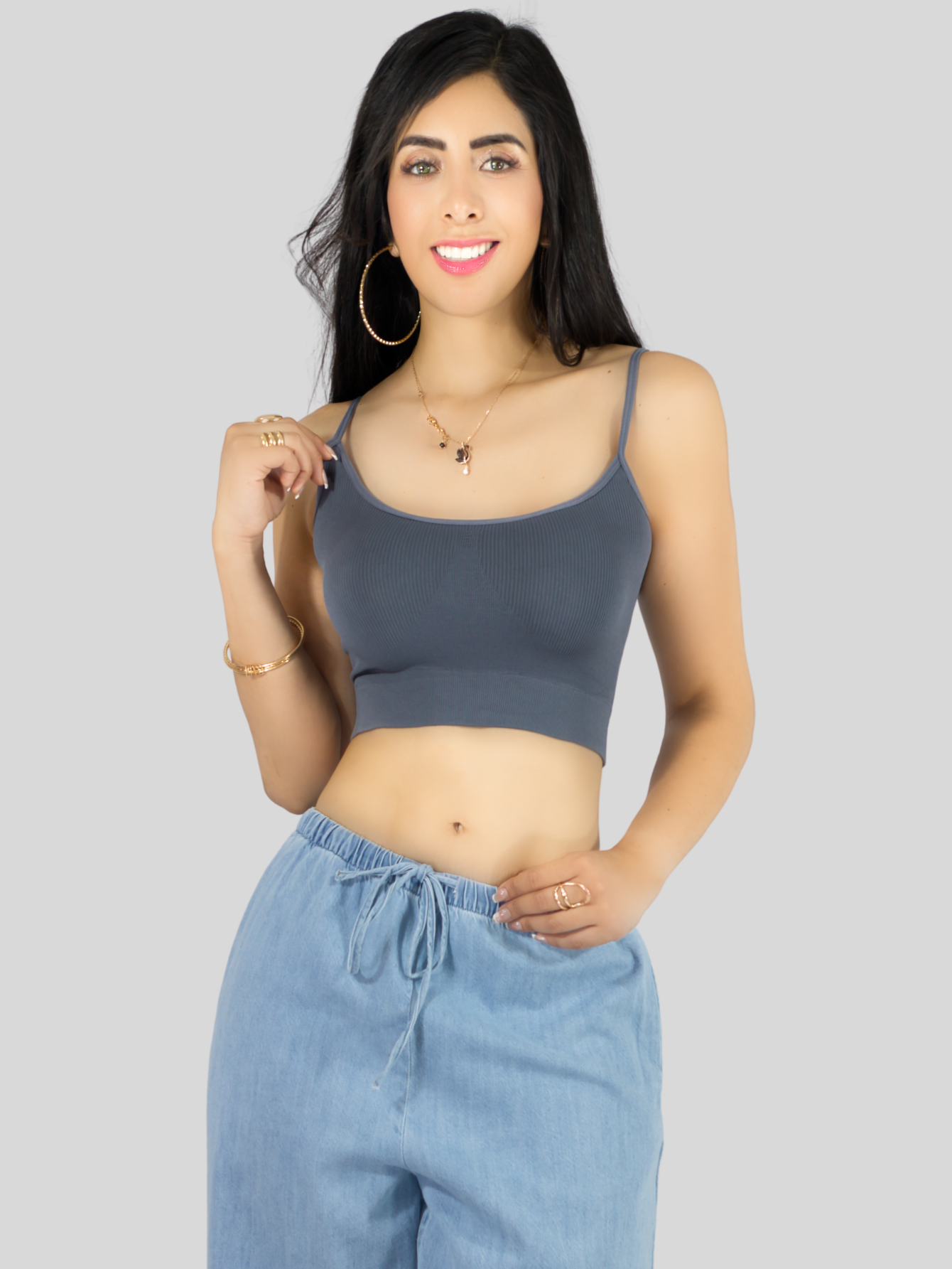 Foto 5 pulgar | Set De 2 Top De Mujer Top-07-px2 Variedad De Colores Deportivo O Casual Stretch
