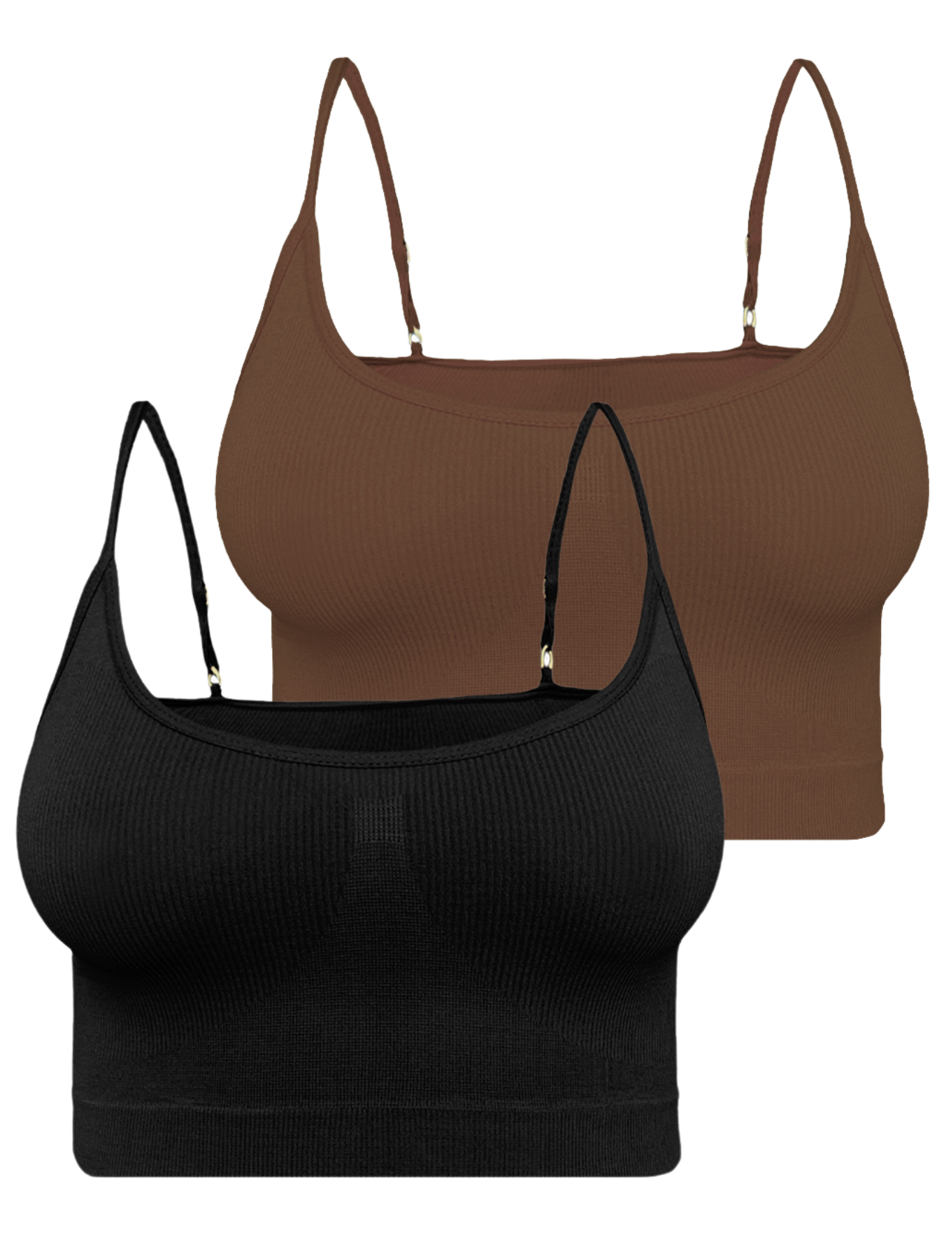Foto 2 pulgar | Set De 2 Top De Mujer Top-07-px2 Variedad De Colores Deportivo O Casual Stretch