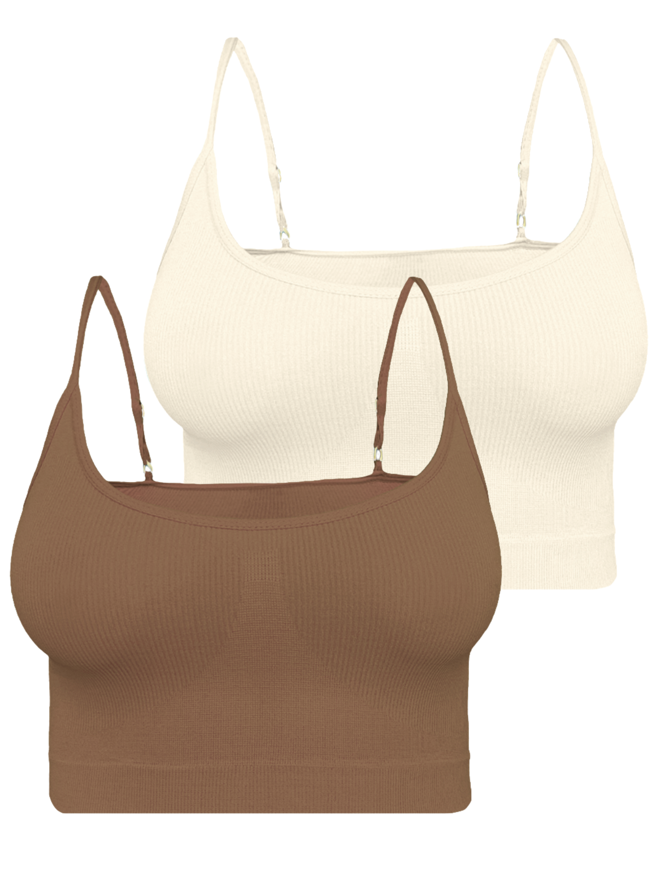 Foto 1 | Set De 2 Top De Mujer Top-07-px2 Variedad De Colores Deportivo O Casual Stretch