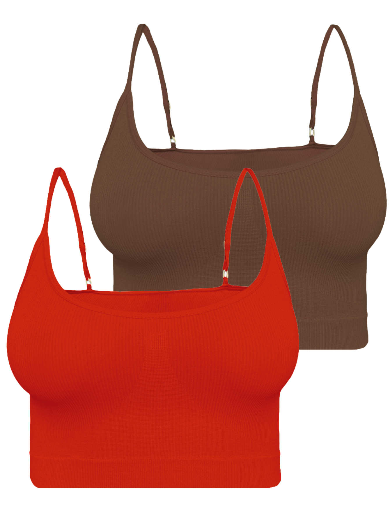 Foto 2 pulgar | Set De 2 Top De Mujer Top-07-px2 Variedad De Colores Deportivo O Casual Stretch