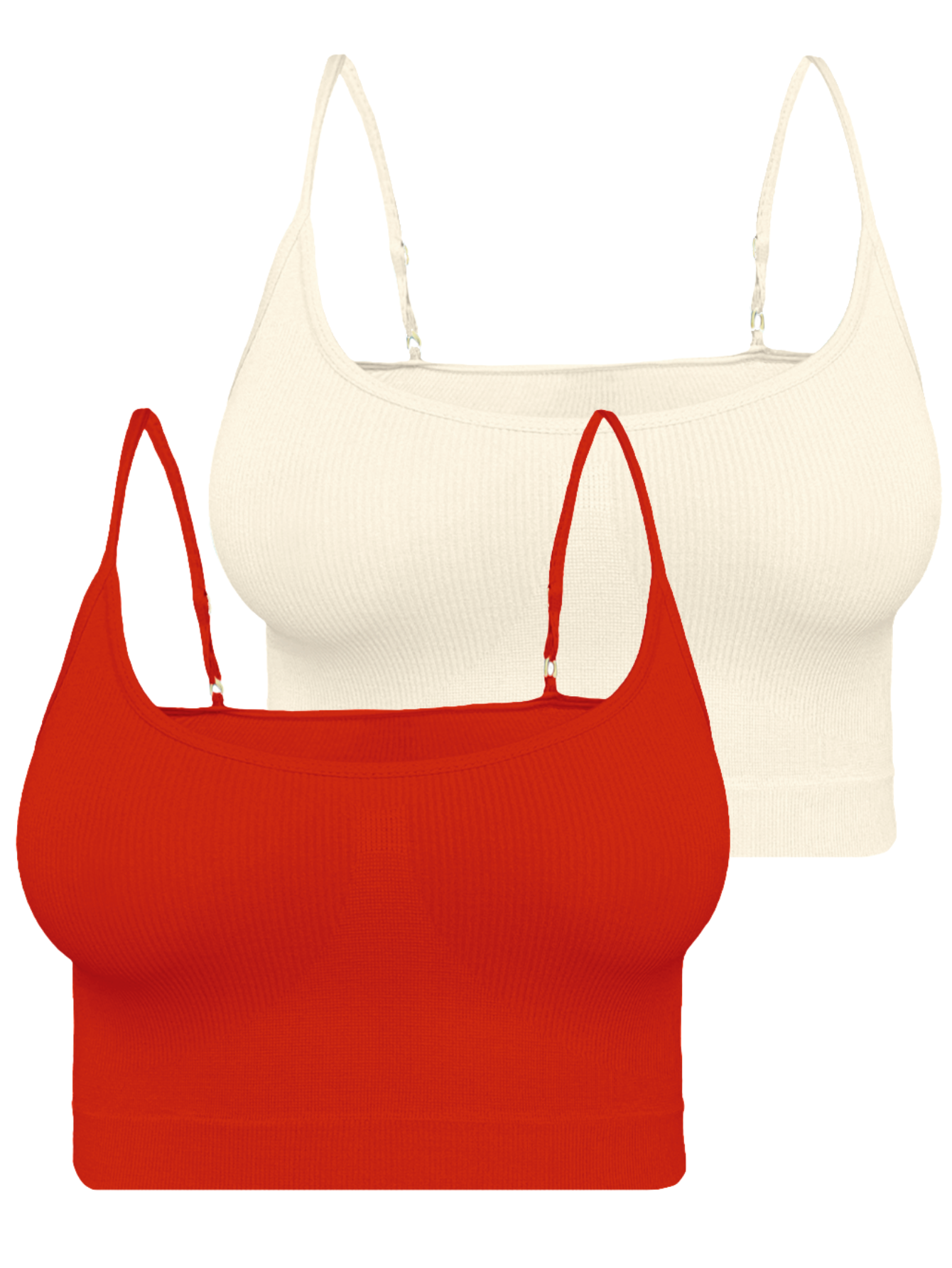 Foto 2 pulgar | Set De 2 Top De Mujer Top-07-px2 Variedad De Colores Deportivo O Casual Stretch