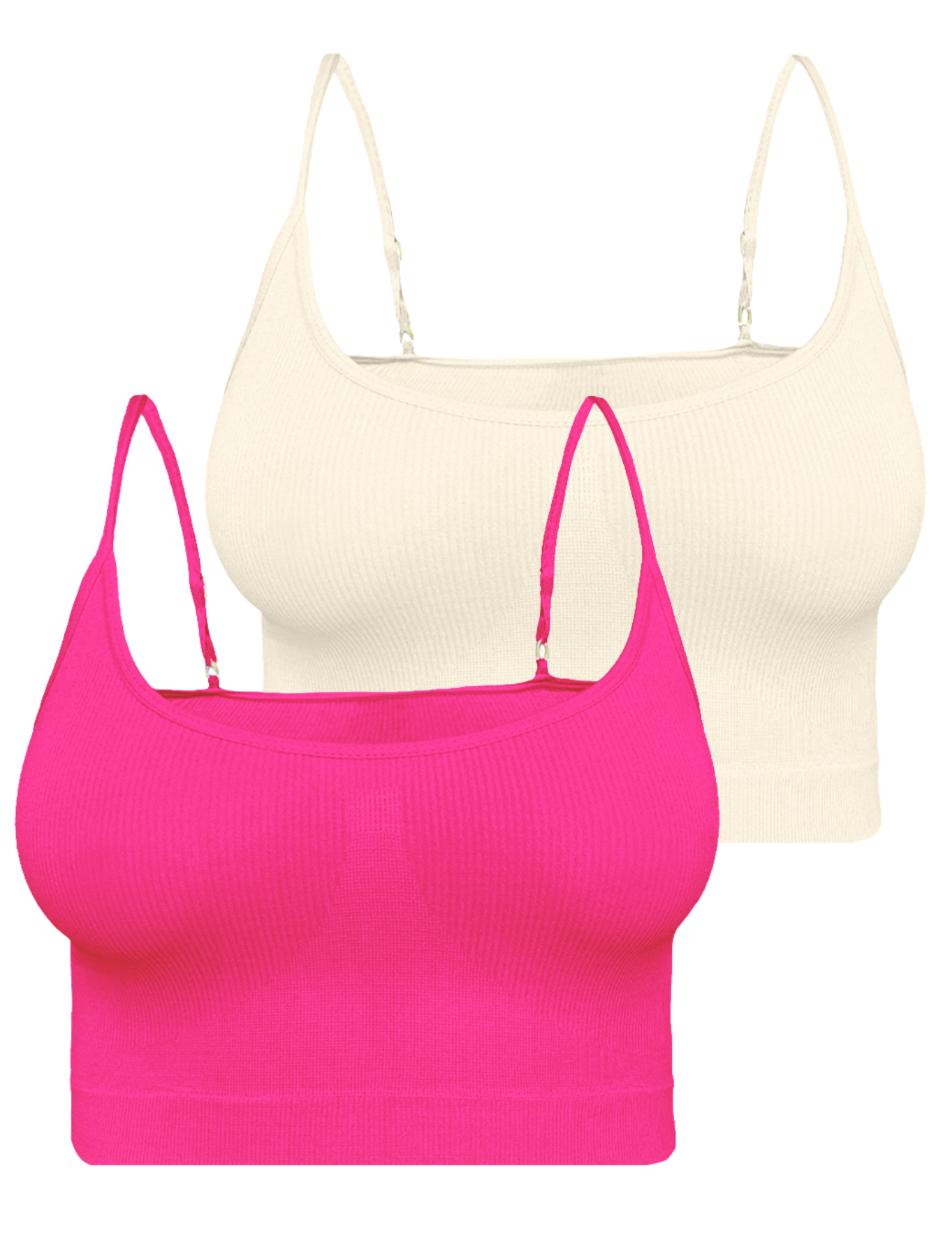 Foto 2 pulgar | Set De 2 Top De Mujer Top-07-px2 Variedad De Colores Deportivo O Casual Stretch