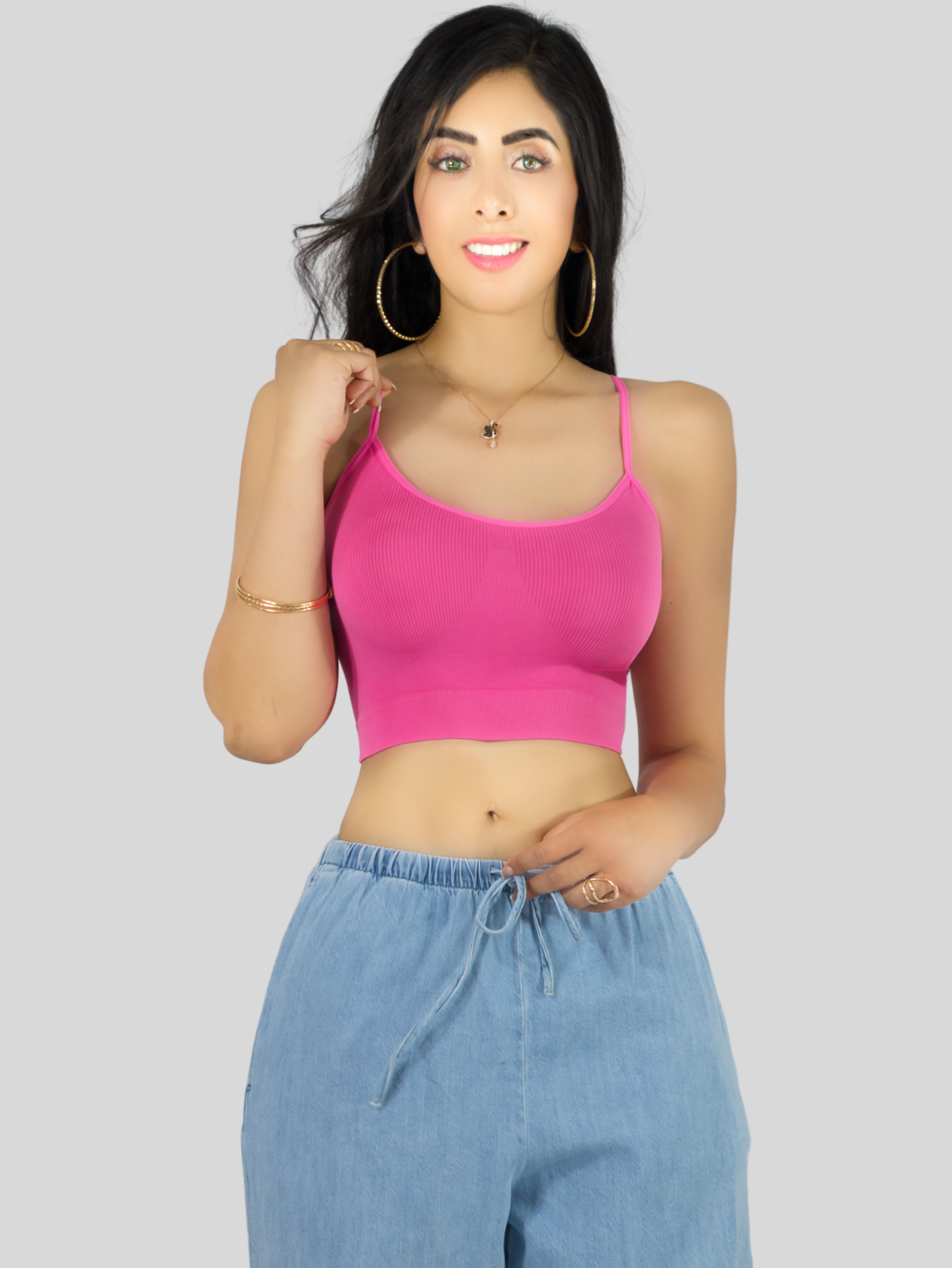 Foto 5 pulgar | Set De 2 Top De Mujer Top-07-px2 Variedad De Colores Deportivo O Casual Stretch