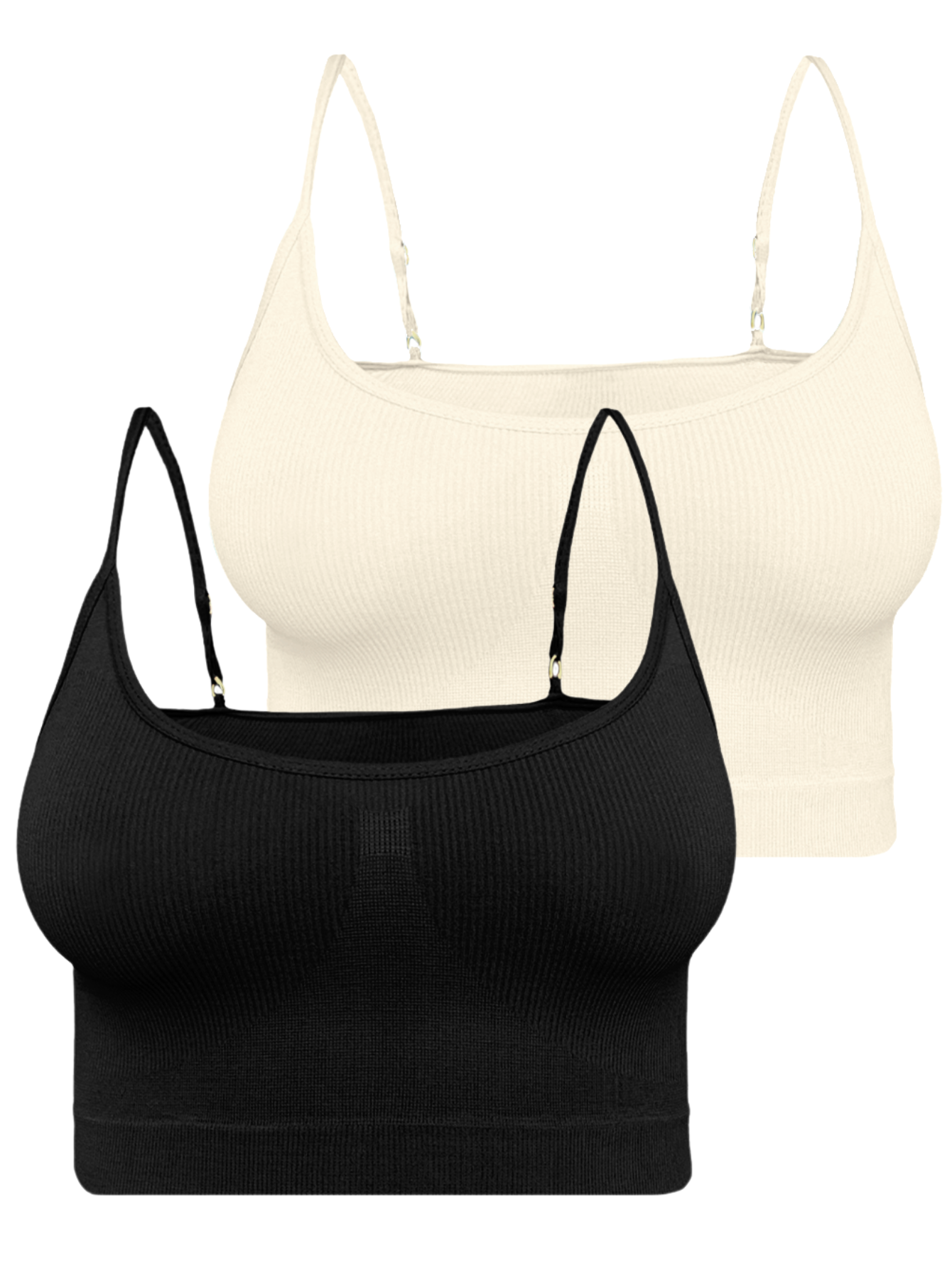 Foto 2 pulgar | Set De 2 Top De Mujer Top-07-px2 Variedad De Colores Deportivo O Casual Stretch