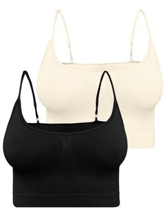 Foto 1 | Set De 2 Top De Mujer Top-07-px2 Variedad De Colores Deportivo O Casual Stretch