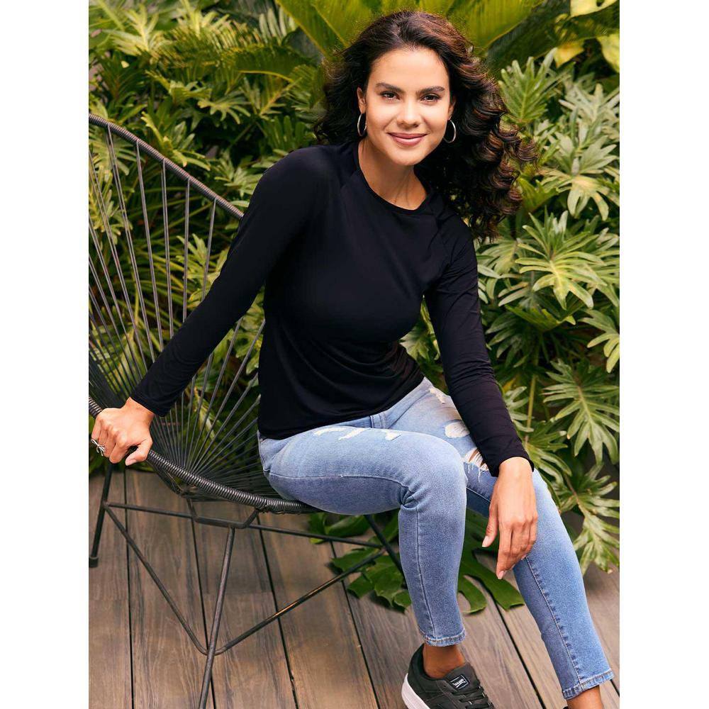 Foto 2 | Blusa Ilusión 81343 Negro