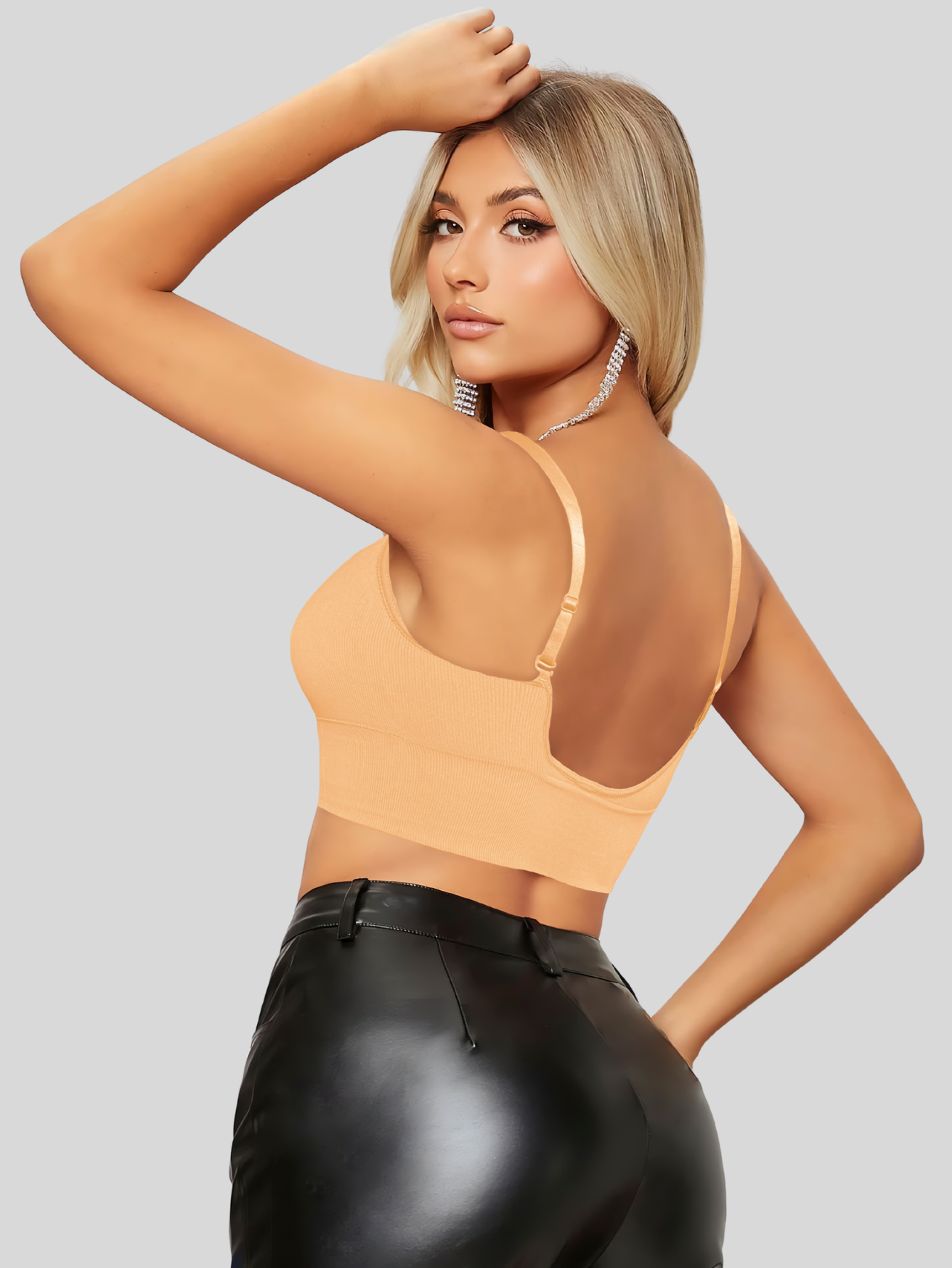 Foto 4 pulgar | Set De 2 Tops Mujer Deportivo Con Relleno Top-1013-px2 Variedad De Colores Blusa Croptop