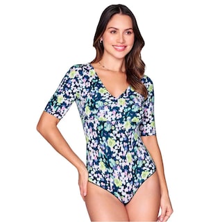 Foto 1 | Body Ilusión Azul para Mujer