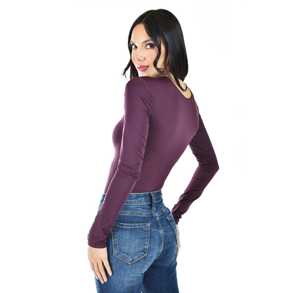 Foto 4 pulgar | Body Roman Fashion Manga Larga para Mujer