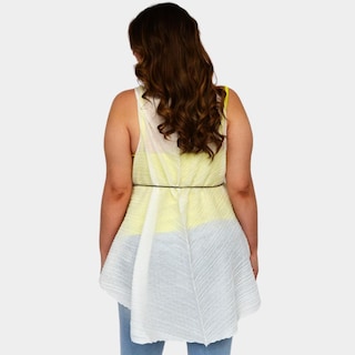 Foto 2 | Ensamble sin Manga ROMAN FASHION 8177 color Blanco Talla Extra