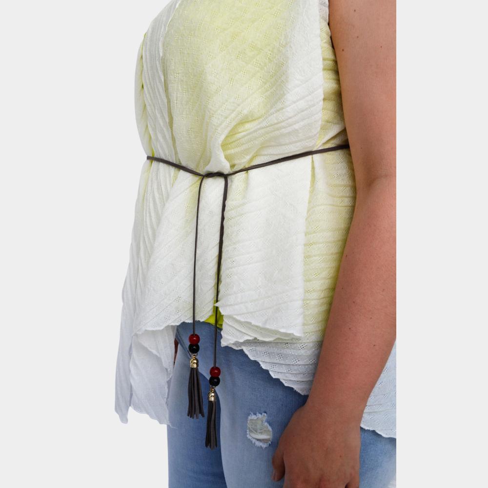 Foto 3 | Ensamble sin Manga ROMAN FASHION 8177 color Blanco Talla Extra