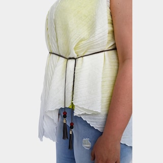 Foto 3 | Ensamble sin Manga ROMAN FASHION 8177 color Blanco Talla Extra