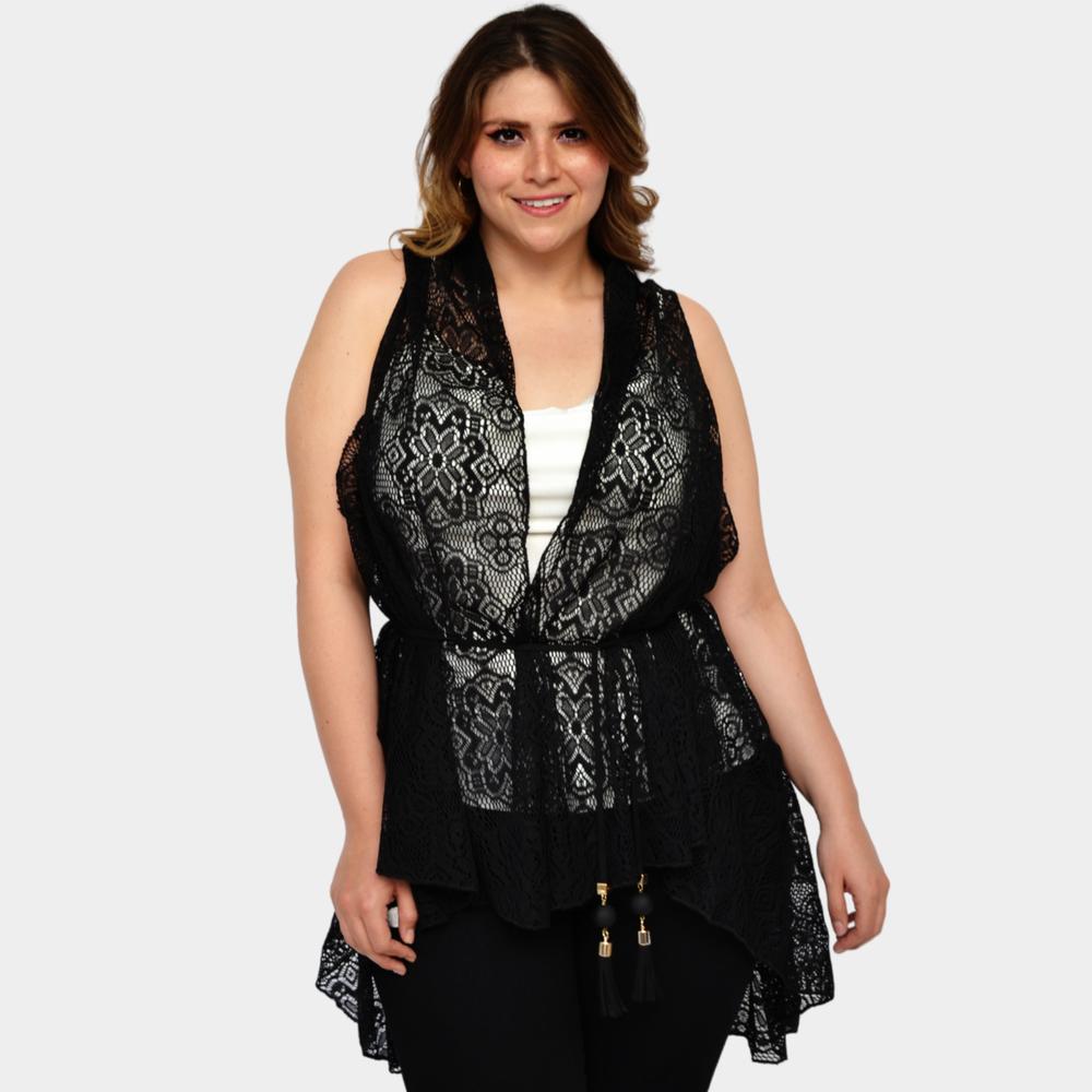 Foto 1 | Ensamble Tejido ROMAN FASHION 8076 color Negro  Talla Extra