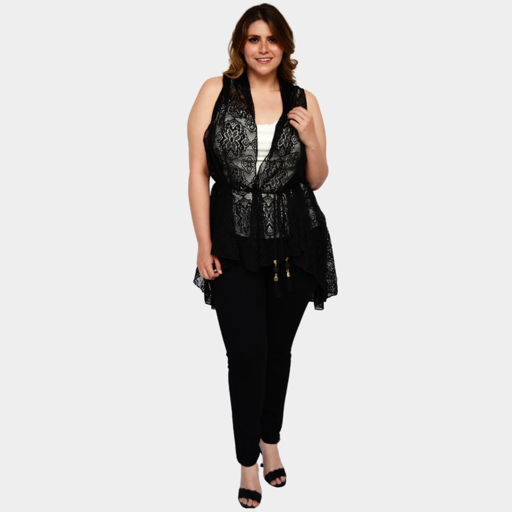 Foto 4 | Ensamble Tejido ROMAN FASHION 8076 color Negro  Talla Extra