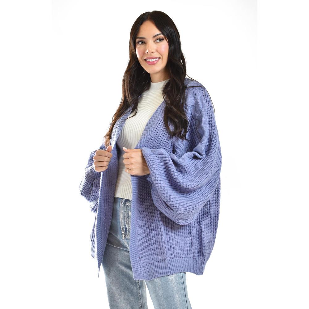 Foto 2 | Cardigan De Punto Trenzado Roman Fashion /juvenil, 6144 (lila) Lila
