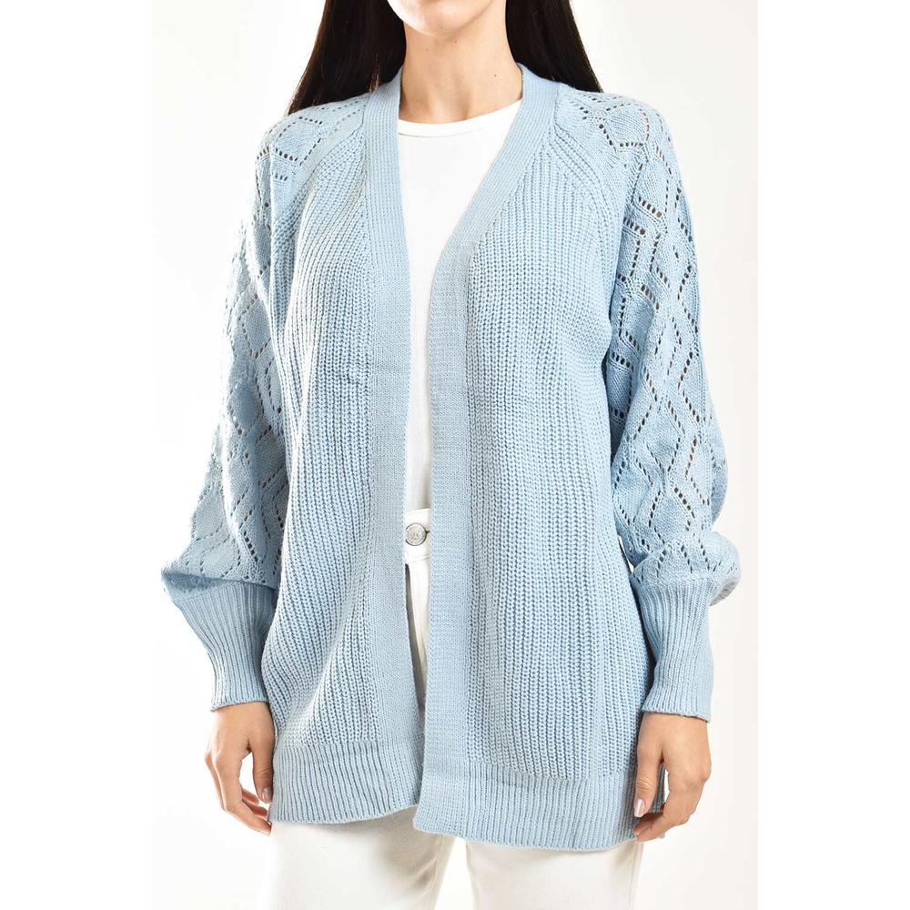 Foto 5 pulgar | Cardigan De Punto Roman Fashion /juvenil, 41849 (azul Claro) Azul Cielo