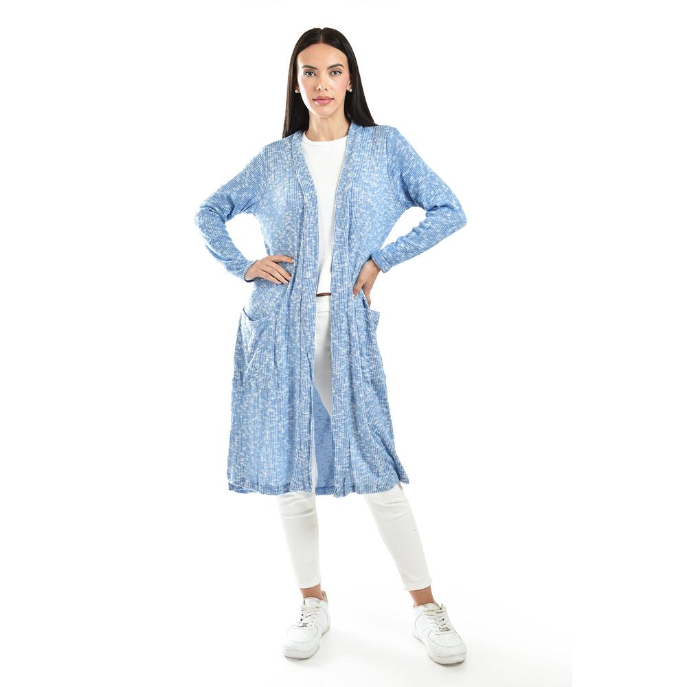 Cardigan Largo Roman Fashion /juvenil, 5056 (azul Claro) Azul