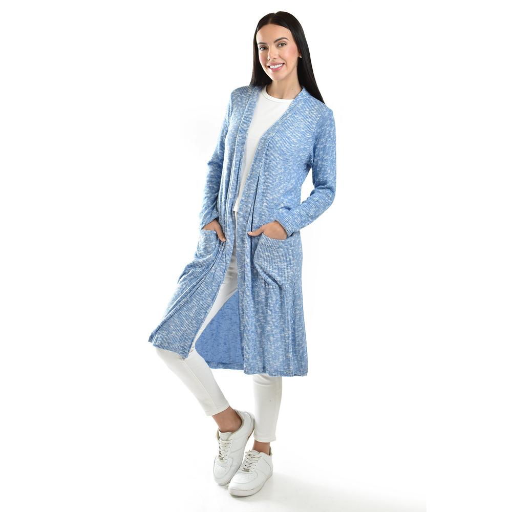 Foto 5 | Cardigan Largo Roman Fashion /juvenil, 5056 (azul Claro) Azul