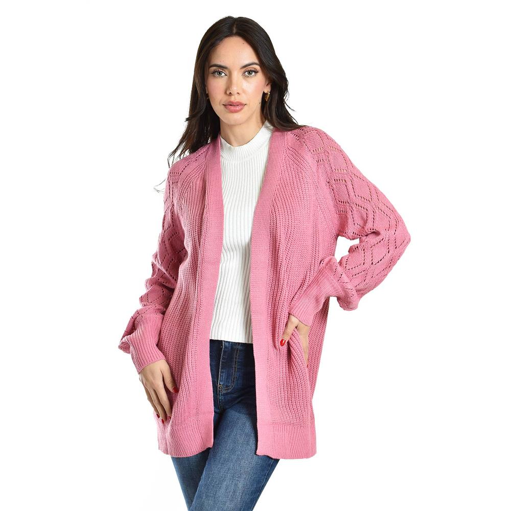Cardigan De Punto Roman Fashion /juvenil, 41849 (rosa) Rosa