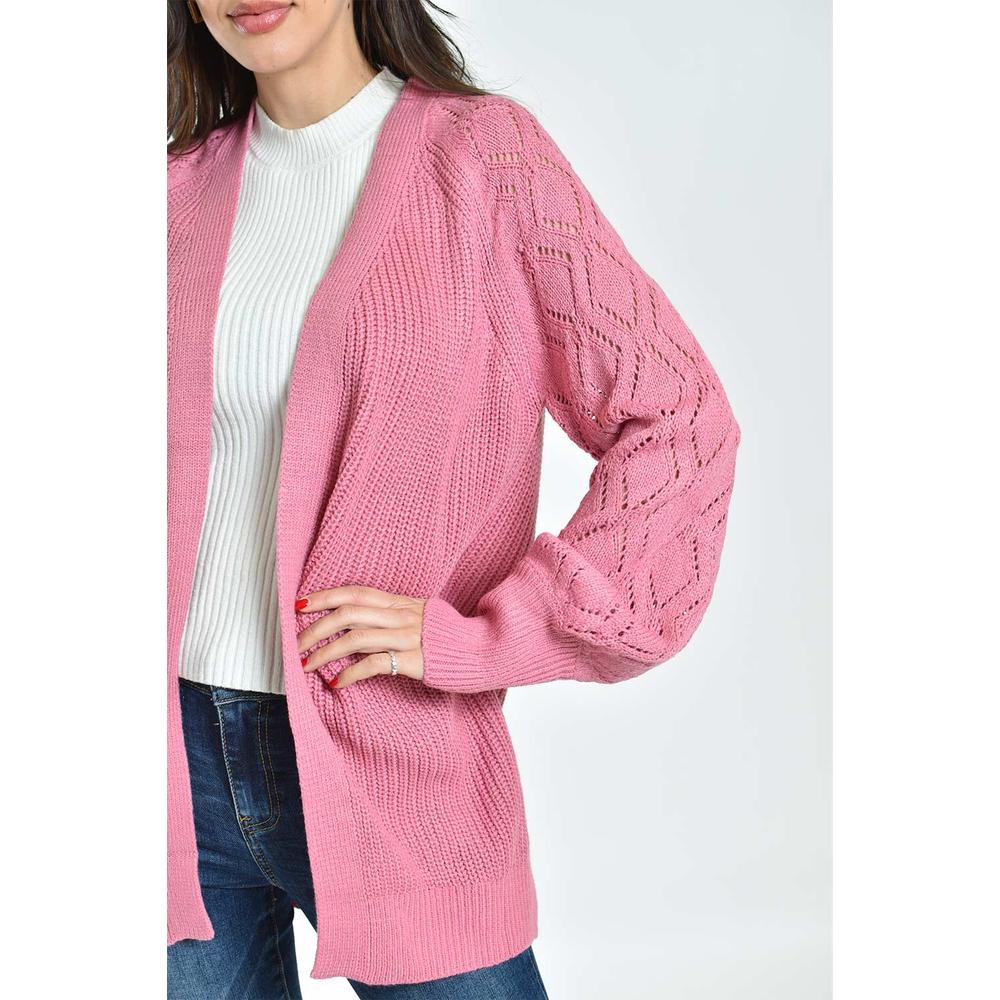 Foto 5 pulgar | Cardigan De Punto Roman Fashion /juvenil, 41849 (rosa) Rosa