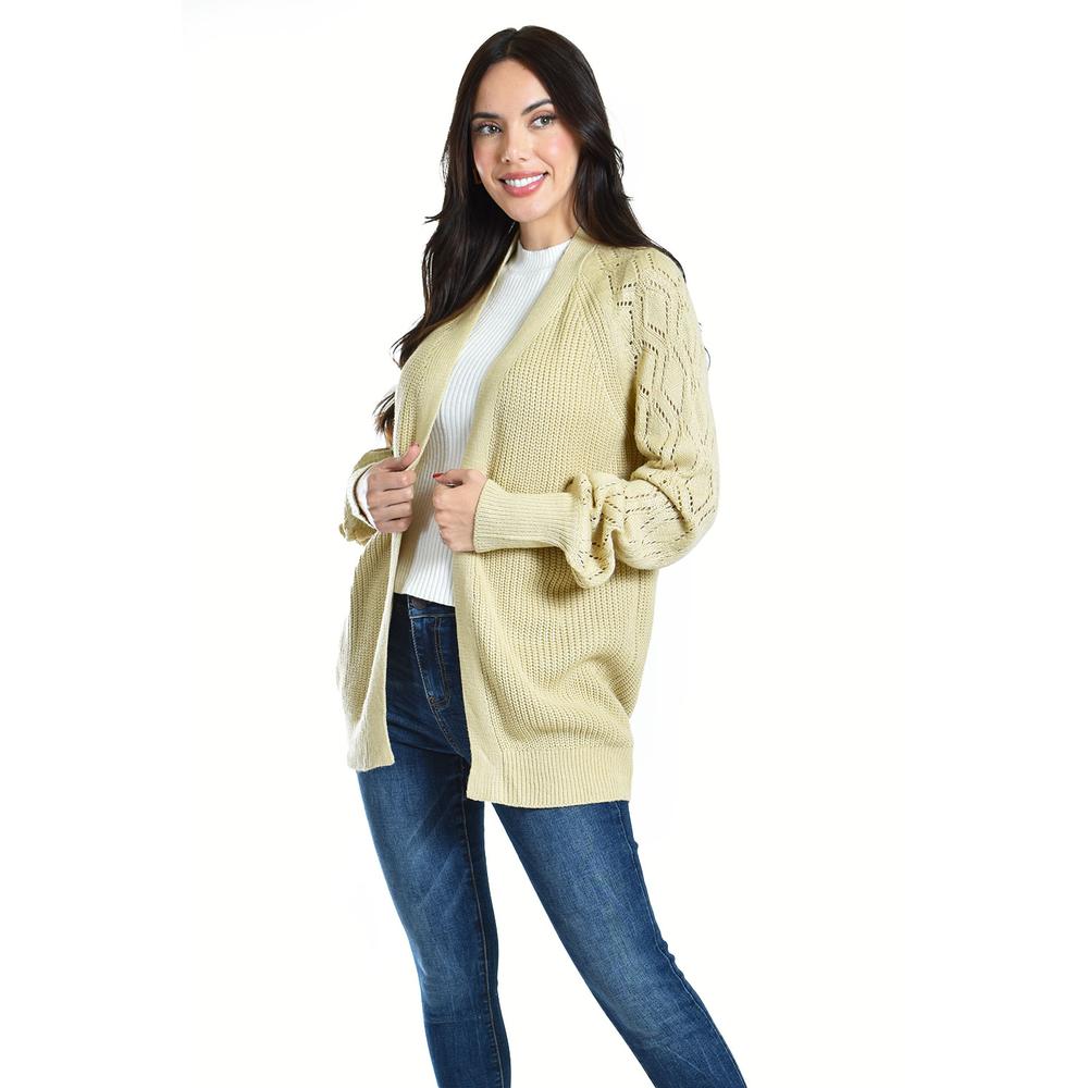 Foto 5 pulgar | Cardigan De Punto Roman Fashion /juvenil, 41849 (beige) Beige