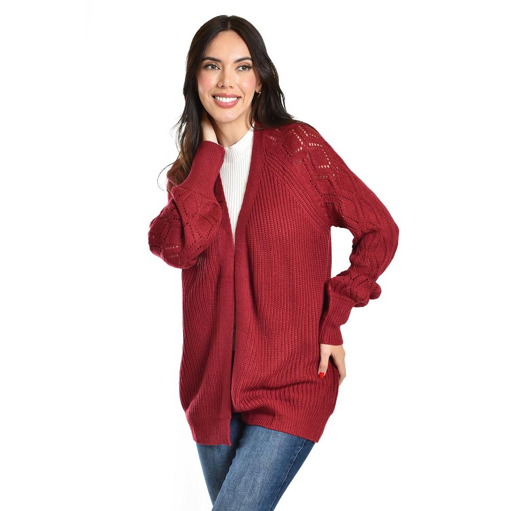 Cardigan De Punto Roman Fashion /juvenil, 41849 (rojo) Rojo
