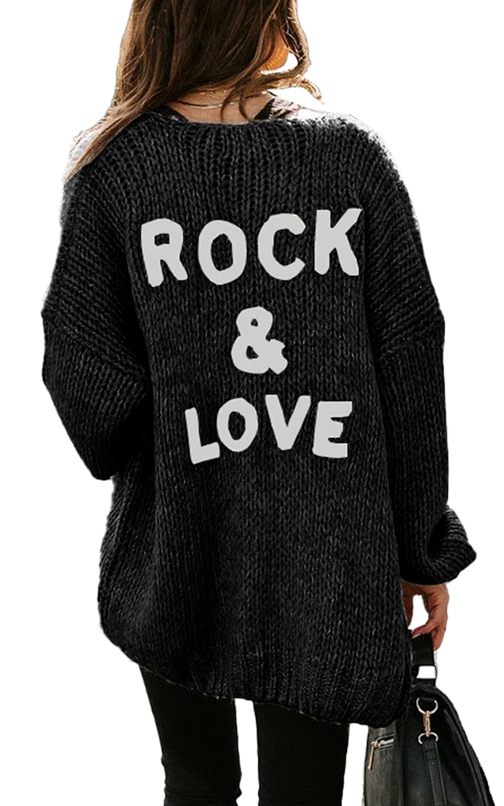 Jersey Tipo Cárdigan Prettygarden Para Mujer Con Parte Delantera Abierta, Color Negro - Venta Internacional.