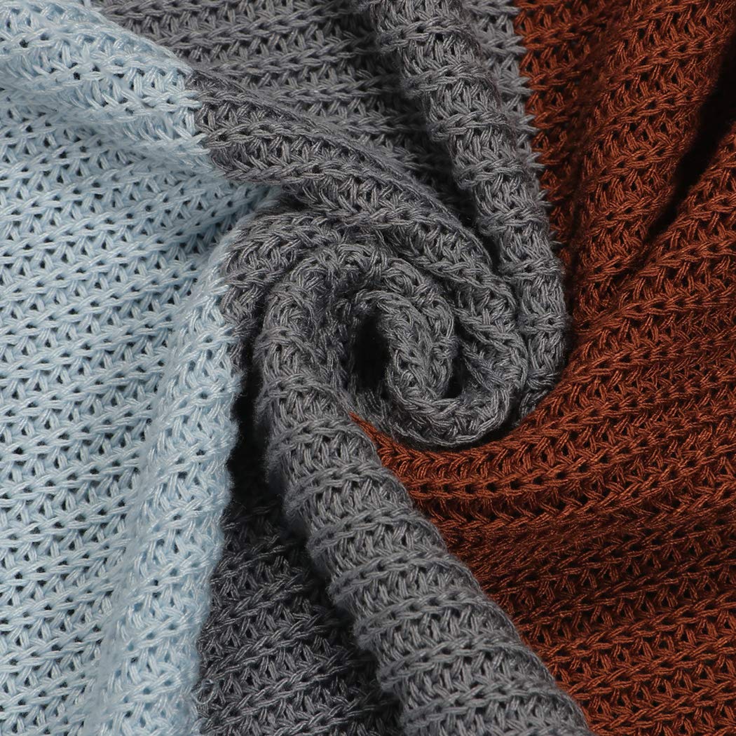Foto 8 pulgar | Suéteres Tipo Cárdigan Ecowish, Ligeros, Con Bloques De Color, Para Mujer - Venta Internacional.