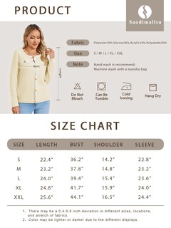 Foto 6 | Jersey Tipo Cárdigan Saodimallsu De Punto Trenzado Para Otoño Para Mujer, Color Caqui - Venta Internacional.