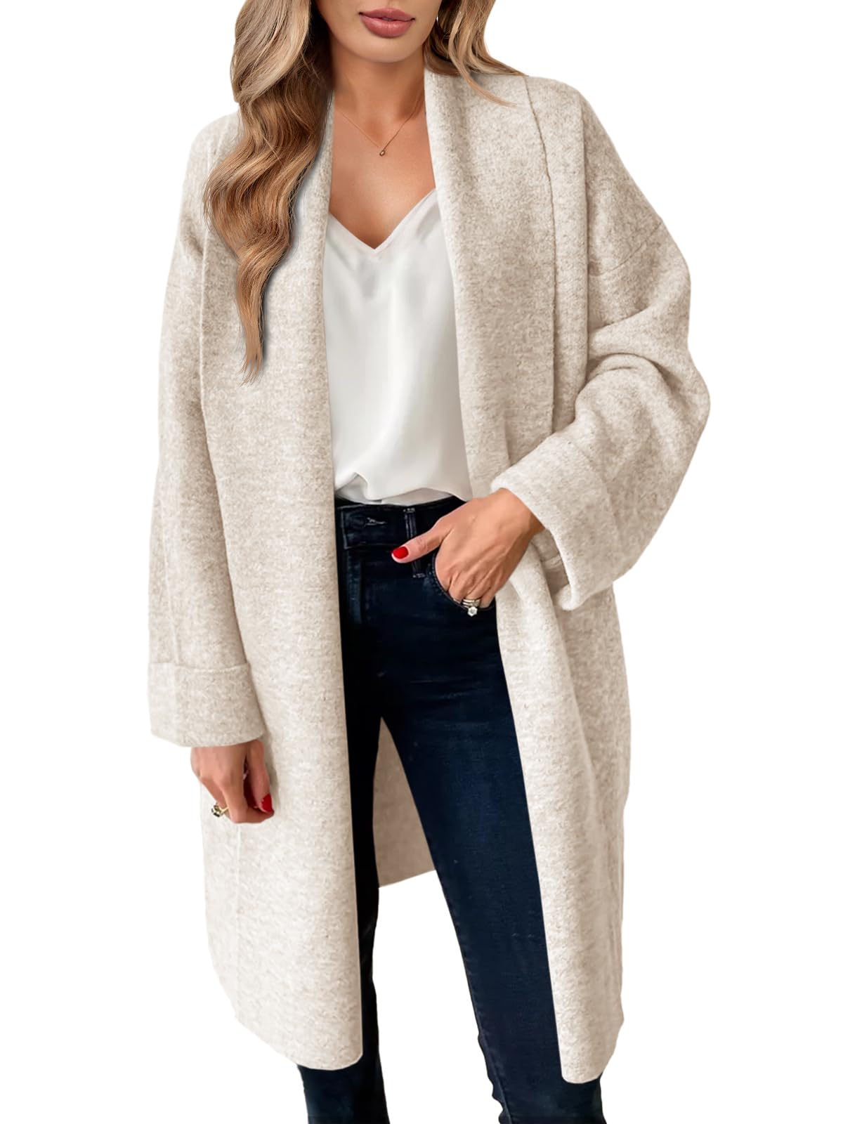 Foto 1 | Chaqueta Tipo Cárdigan Saodimallsu De Punto Grueso Para Mujer 2024 - Venta Internacional.