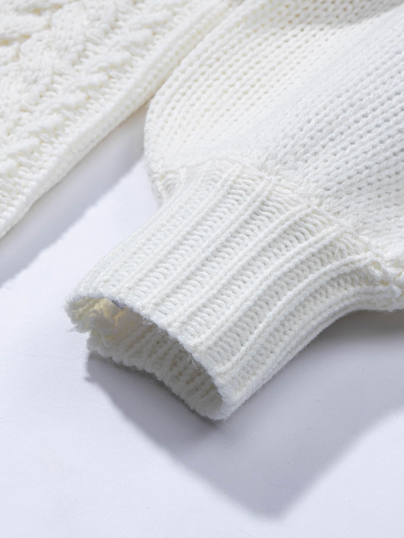 Foto 6 pulgar | Jersey Tipo Cárdigan Soly Hux Para Mujer, Anudado En La Parte Delantera Con Cuello En V, Color Beige - Venta Interna