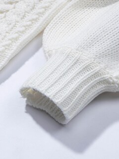 Foto 5 | Jersey Tipo Cárdigan Soly Hux Para Mujer, Anudado En La Parte Delantera Con Cuello En V, Color Beige - Venta Interna
