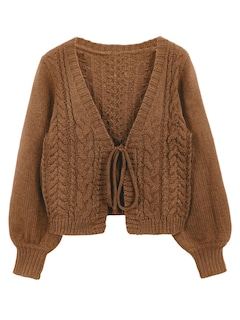 Foto 1 | Jersey Tipo Cárdigan Soly Hux Para Mujer, Cuello En V, Tejido Marrón - Venta Internacional.