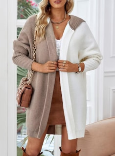 Foto 2 | Jersey Tipo Cárdigan Astylish, Sudadera Con Capucha De Manga Larga Para Mujer, Color Caqui - Venta Internacional.