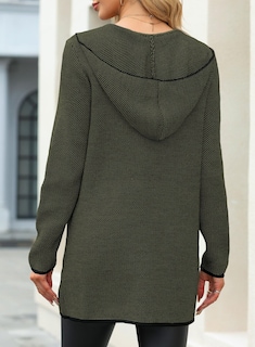 Foto 5 | Jersey Tipo Cárdigan Sidefeel 2024 Para Mujer, Color Verde, Talla S - Venta Internacional.