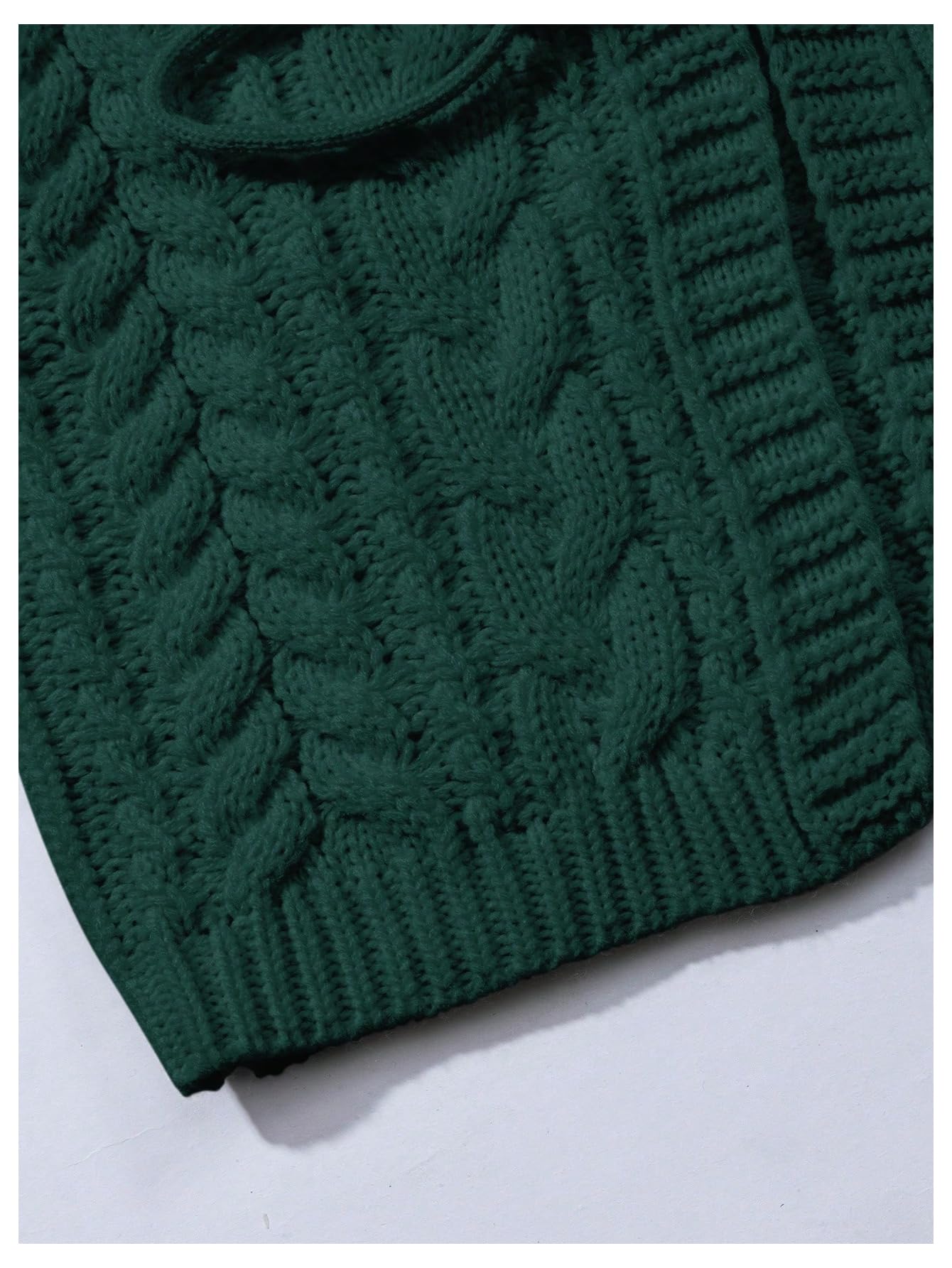 Foto 4 pulgar | Jersey Tipo Cárdigan Soly Hux Para Mujer, Anudado En La Parte Delantera Con Cuello En V, Color Oliva - Venta Interna